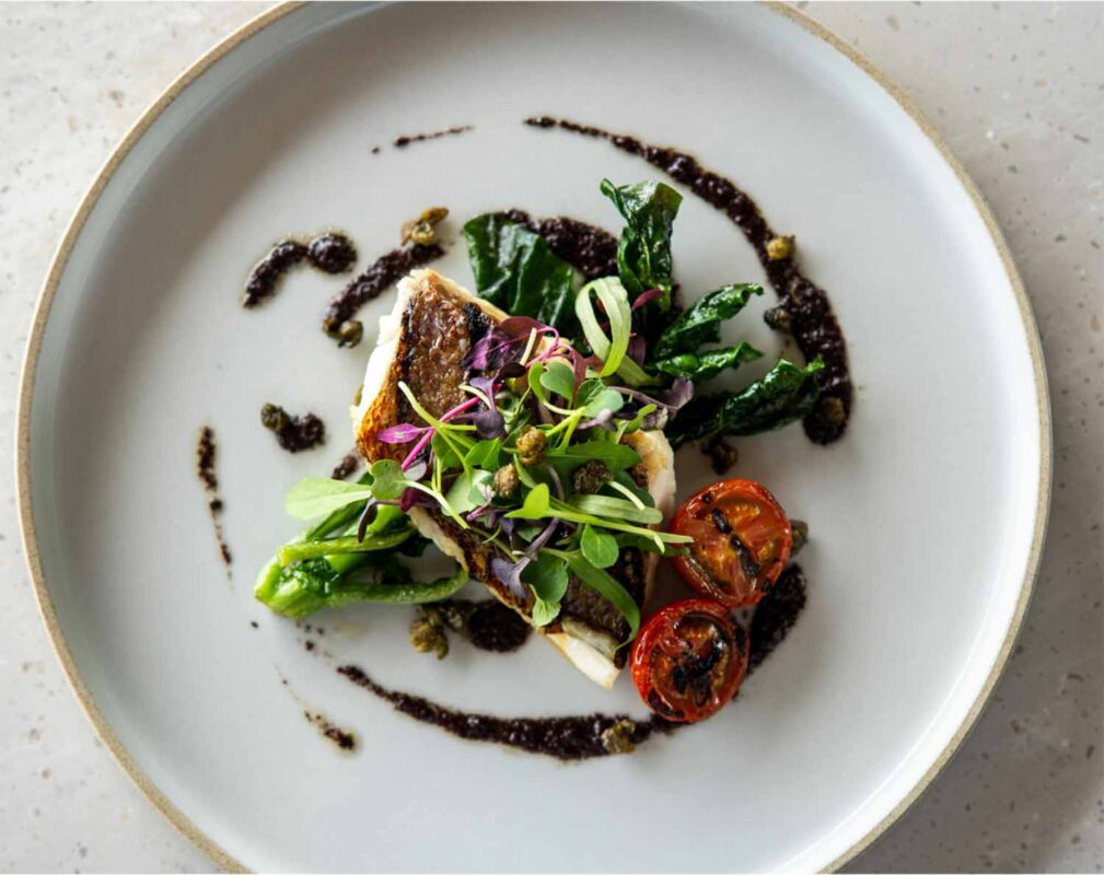 luxury without limits fine dining plate of food